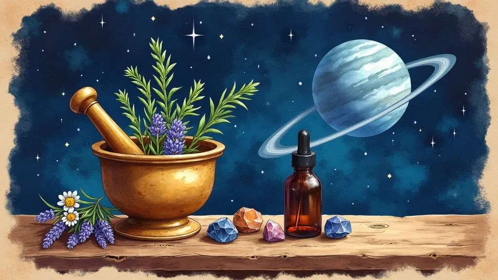 Aromatherapy, Herbs and Crystals of Uranus